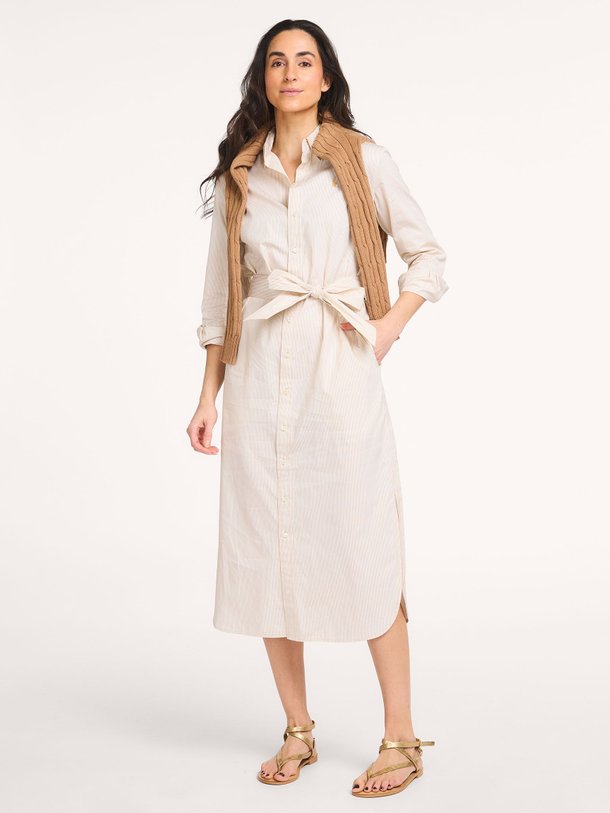 Ontdek de Katoenen gestreepte doorknoopjurk van Ralph Lauren in de kleur Geel bij Orangebag. Op werkdagen voor 21:45 besteld, morgen in huis.