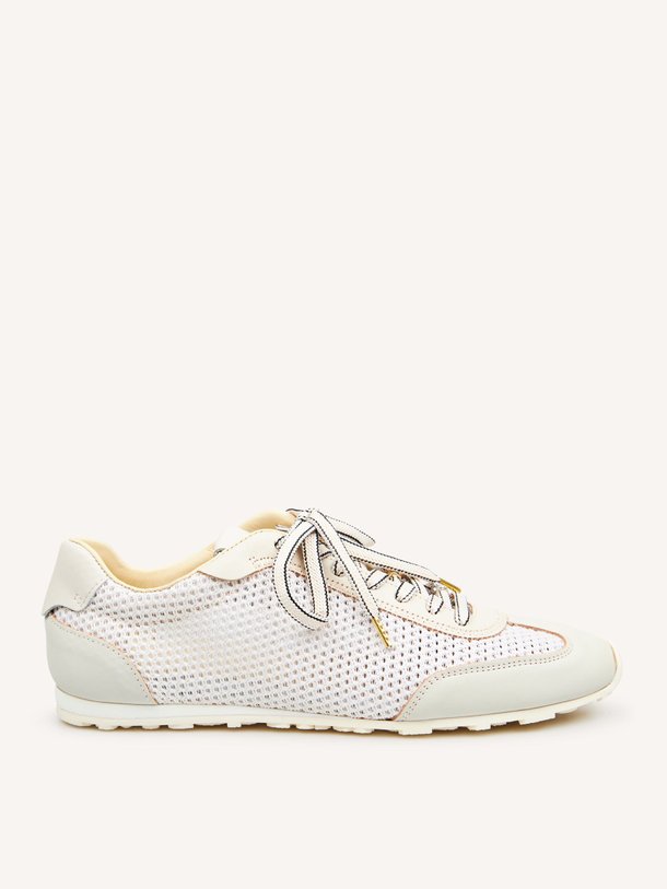 Ontdek de Billy Lou lederen sneakers met mesh van Nubikk in de kleur Off-white bij Orangebag. Op werkdagen voor 21:45 besteld, morgen in huis.
