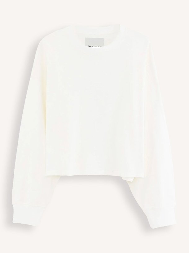 Ontdek de Franto katoenen sweater van Bellerose in de kleur Off-white bij Orangebag. Op werkdagen voor 21:45 besteld, morgen in huis.
