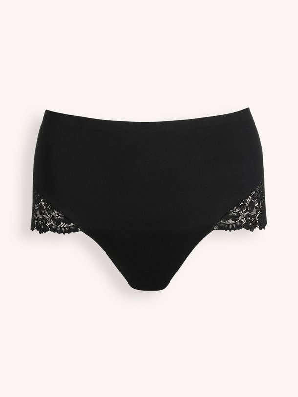 Ontdek de Soft Studio high waist slip met kant van Marie Jo in de kleur Zwart bij Orangebag. Op werkdagen voor 21:45 besteld, morgen in huis.
