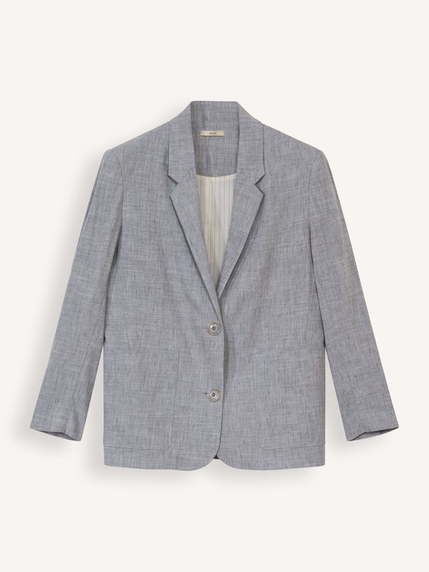 Ontdek de Tran linnenmix blazer van Sessun in de kleur grijs bij Orangebag. Op werkdagen voor 21:45 besteld, morgen in huis.