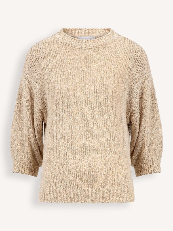 Ontdek de Roxie katoenmix trui met lurex van Knit-ted in de kleur goudkleur bij Orangebag. Op werkdagen voor 21:45 besteld, morgen in huis.
