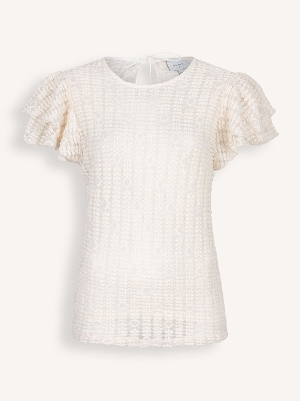 Ontdek de Marlowé katoenmix kanten top van Dante 6 in de kleur crème bij Orangebag. Op werkdagen voor 21:45 besteld, morgen in huis.