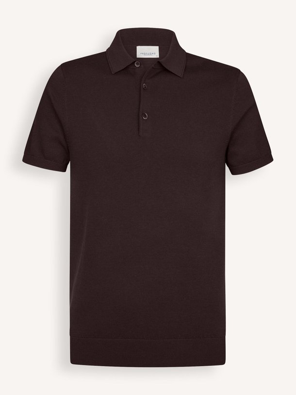 Ontdek de Lyocellmix polo van Profuomo in de kleur Donkerbruin bij Orangebag. Op werkdagen voor 21:45 besteld, morgen in huis.