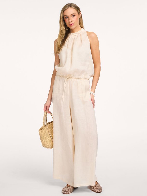 Ontdek de Linnen broek van Greek Archaic Kori in de kleur Crème bij Orangebag. Op werkdagen voor 21:45 besteld, morgen in huis.