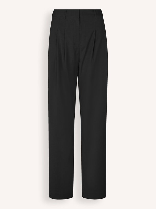 Ontdek de Saluzy viscosemix pantalon van Samsoe Samsoe in de kleur zwart bij Orangebag. Op werkdagen voor 21:45 besteld, morgen in huis.