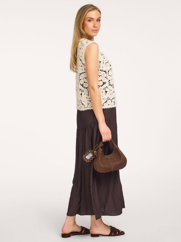 Ontdek de Kelly katoenen gehaakte top van Co'Couture in de kleur Crème bij Orangebag. Op werkdagen voor 21:45 besteld, morgen in huis.