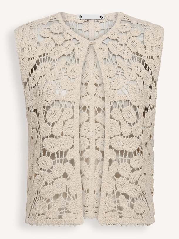 Ontdek de Kelly katoenen gehaakte top van Co'Couture in de kleur Crème bij Orangebag. Op werkdagen voor 21:45 besteld, morgen in huis.