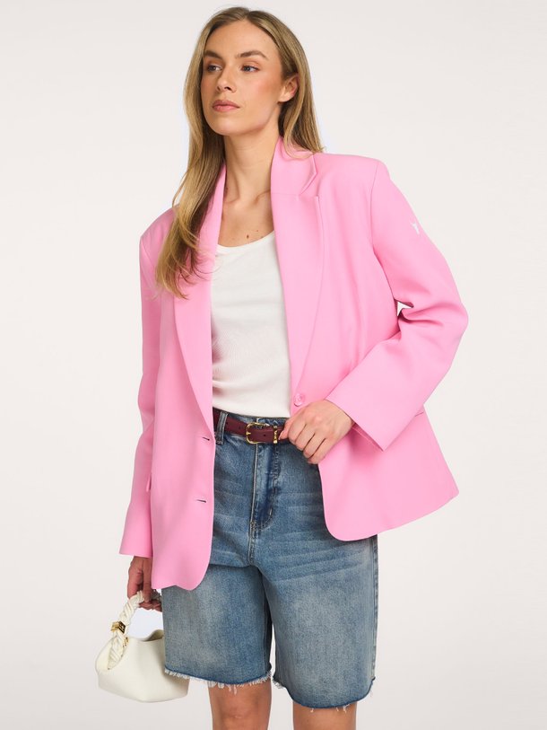 Ontdek de ladies woven rich oversized blazer van Alix The Label bij Orangebag. Op werkdagen voor 21:45 besteld, morgen in huis.
