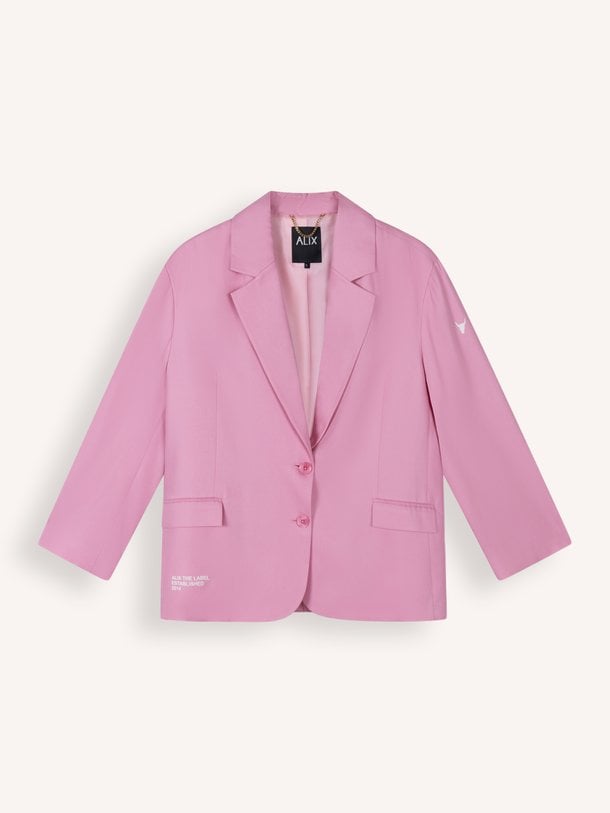 Ontdek de ladies woven rich oversized blazer van Alix The Label bij Orangebag. Op werkdagen voor 21:45 besteld, morgen in huis.