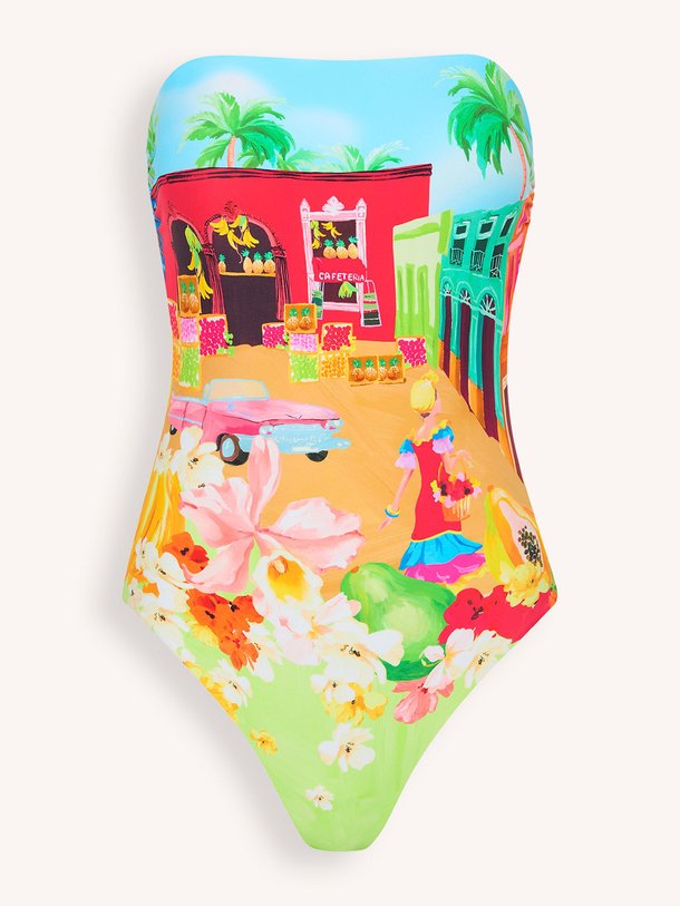 Ontdek de Cuba Bandeau One Piece van Seafolly in de kleur turquoise bij Orangebag. Op werkdagen voor 21:45 besteld, morgen in huis.