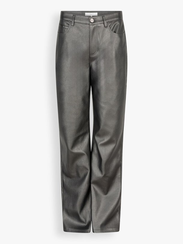 Ontdek de Leatherlook metallic broek van Yaya in de kleur grijs bij Orangebag. Op werkdagen voor 21:45 besteld, morgen in huis.