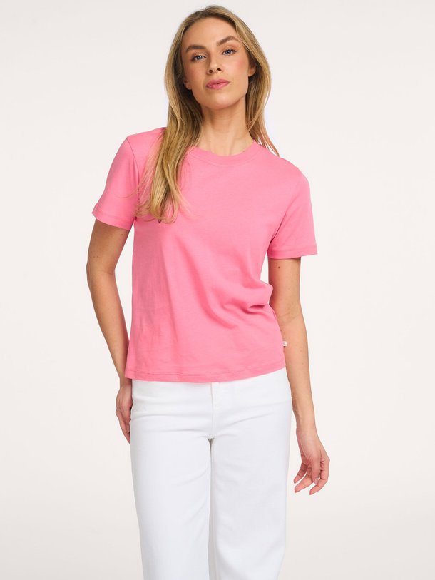 Ontdek de Organic cotton T-shirt van Closed in de kleur Roze bij Orangebag. Op werkdagen voor 21:45 besteld, morgen in huis.