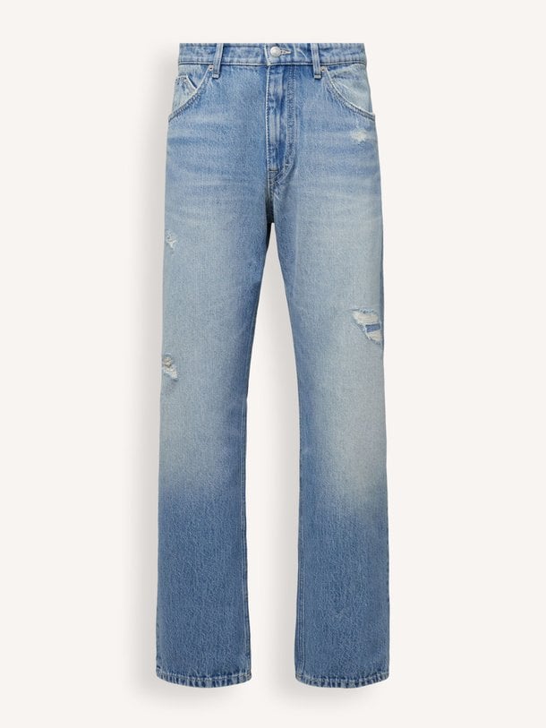 Ontdek de Hight regular waist slim fit jeans van Drykorn in de kleur Blauw bij Orangebag. Op werkdagen voor 21:45 besteld, morgen in huis.