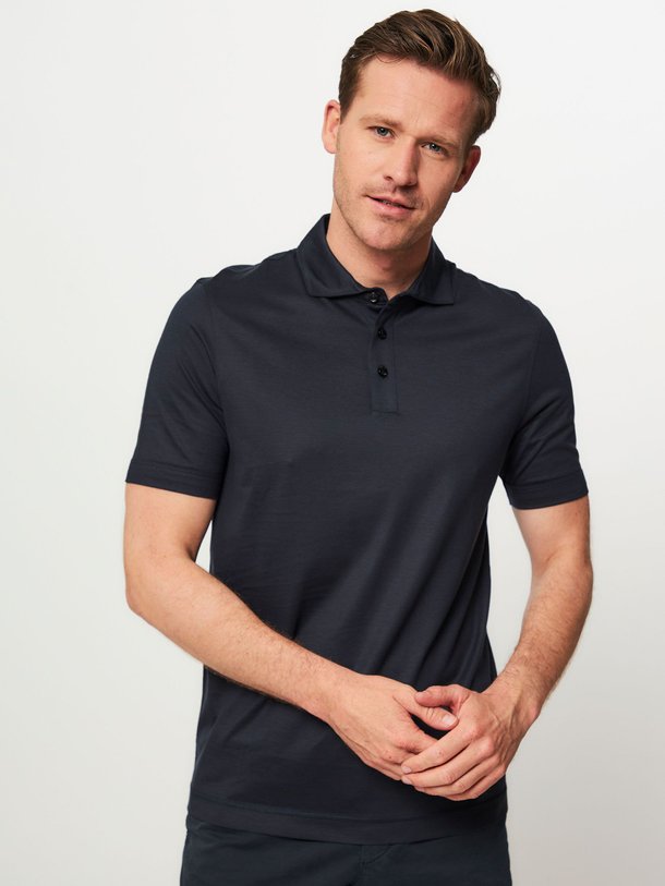 Ontdek de Press katoen/lyocellmix slub polo van Boss in de kleur donkerblauw bij Orangebag. Op werkdagen voor 21:45 besteld, morgen in huis.