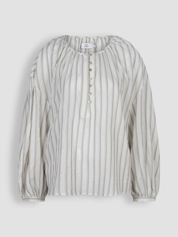 Ontdek de Carlotta katoen/viscosemix top met dessin van Ruby Tuesday in de kleur off-white bij Orangebag. Op werkdagen voor 21:45 besteld, morgen in huis.
