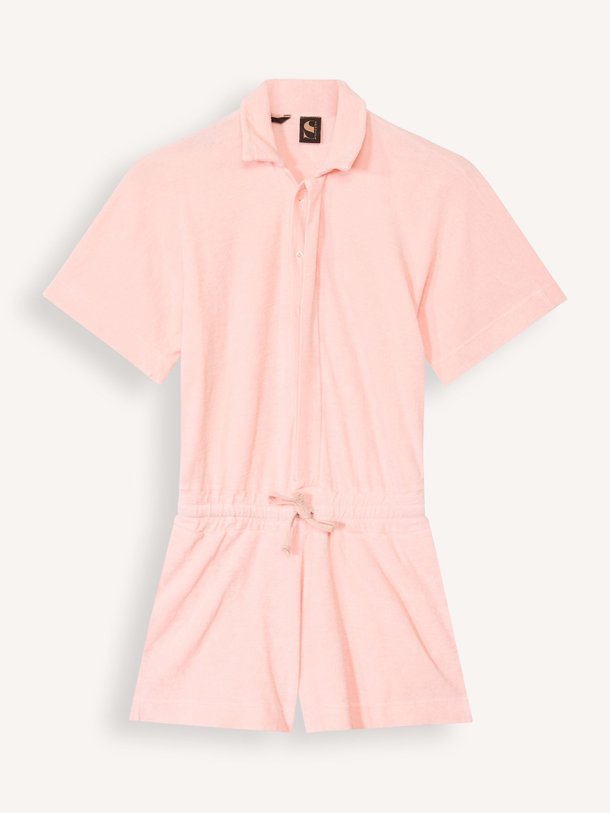 Ontdek de Katoenen badstof jumpsuit van Speezys in de kleur poeder bij Orangebag. Op werkdagen voor 21:45 besteld, morgen in huis.