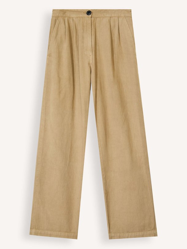 Ontdek de Pillow katoen/linnenmix broek van Bellerose in de kleur Bruin bij Orangebag. Op werkdagen voor 21:45 besteld, morgen in huis.