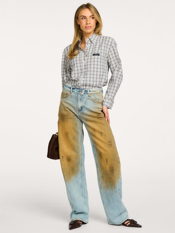 Ontdek de Barrel Vintage Wash Flip Tall Jeans van Haute L'Amitié bij Orangebag. Op werkdagen voor 21:45 besteld, morgen in huis.