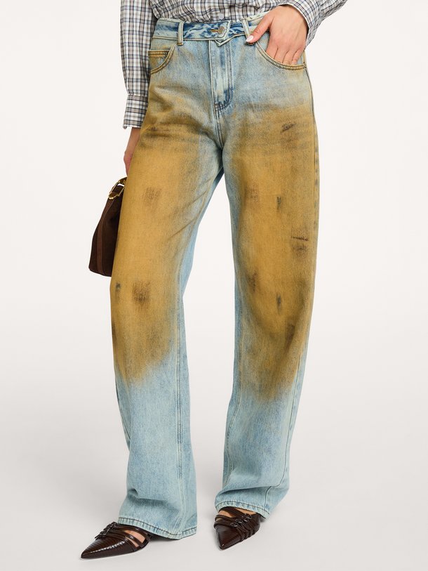 Ontdek de Barrel Vintage Wash Flip Tall Jeans van Haute L'Amitié bij Orangebag. Op werkdagen voor 21:45 besteld, morgen in huis.