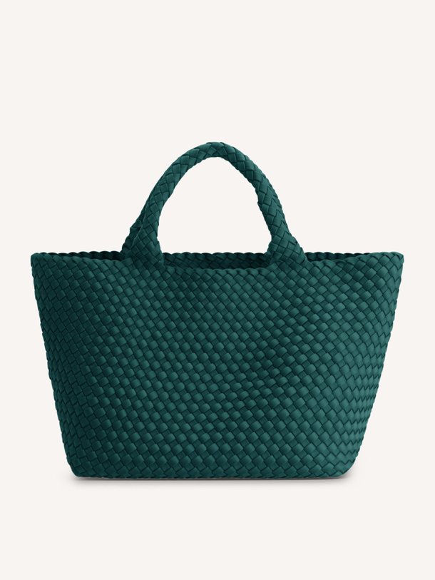 Ontdek de Gevlochten handtas medium van Marrea in de kleur Petrol bij Orangebag. Op werkdagen voor 21:45 besteld, morgen in huis.