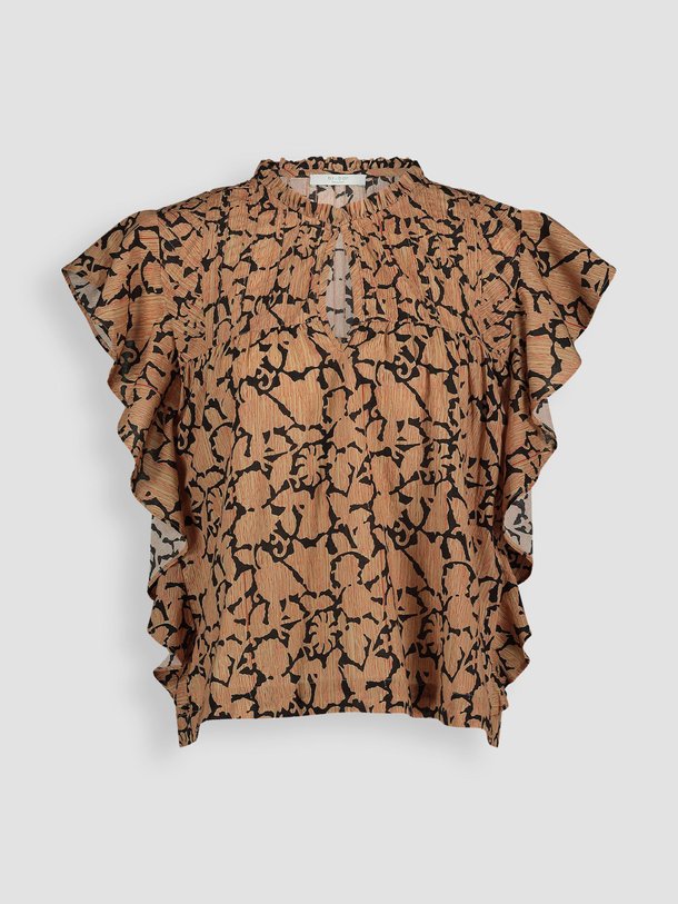 Ontdek de Danee katoenen top met print van By-Bar in de kleur oranje bij Orangebag. Op werkdagen voor 21:45 besteld, morgen in huis.