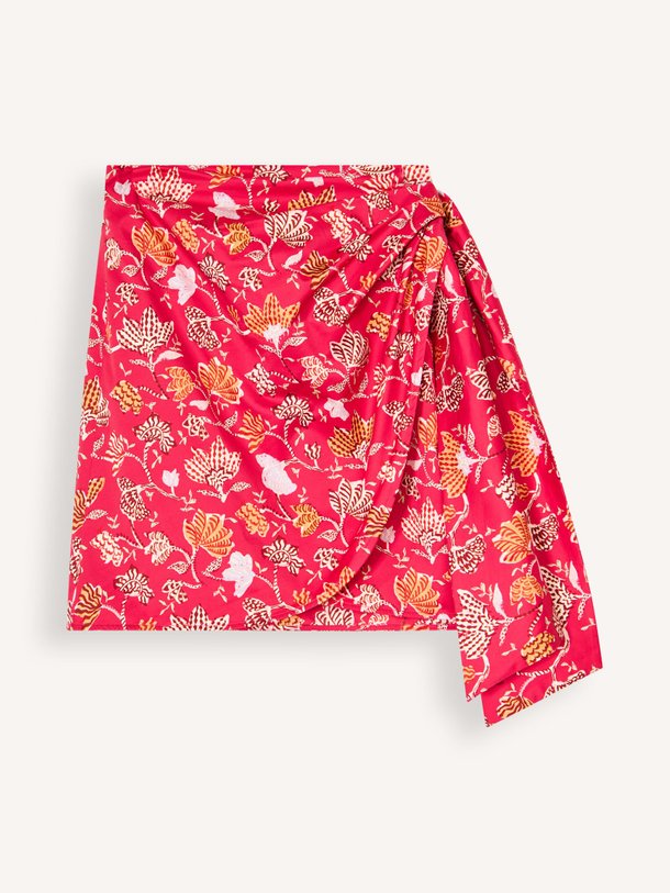 Ontdek de Gardenia katoenmix overslag rok van Vanessa Bruno in de kleur Fuchsia bij Orangebag. Op werkdagen voor 21:45 besteld, morgen in huis.