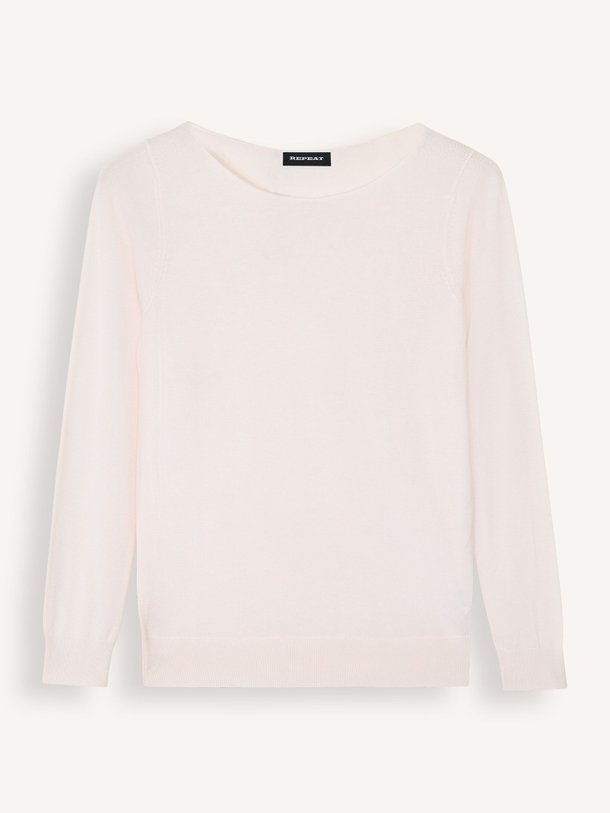 Ontdek de Katoen/viscosemix trui van Repeat in de kleur Poeder bij Orangebag. Op werkdagen voor 21:45 besteld, morgen in huis.