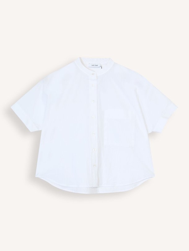 Ontdek de Shorty katoenen blouse van Knit-ted in de kleur Wit bij Orangebag. Op werkdagen voor 21:45 besteld, morgen in huis.