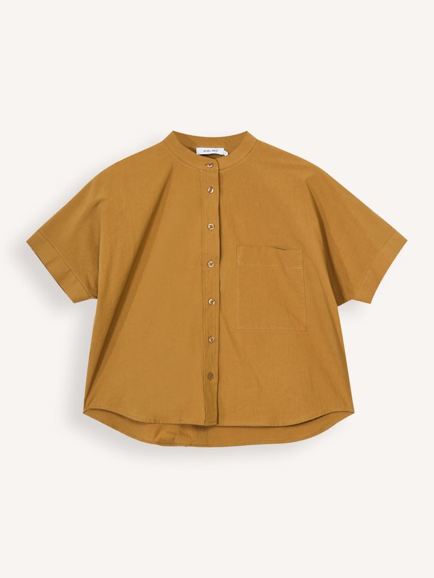 Ontdek de Shorty katoenen blouse van Knit-ted in de kleur Kaki bij Orangebag. Op werkdagen voor 21:45 besteld, morgen in huis.