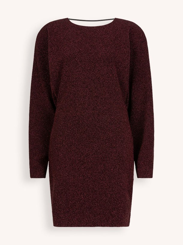Ontdek de Raye jersey jurk met lurex van Dante 6 in de kleur Bordeauxrood bij Orangebag. Op werkdagen voor 21:45 besteld, morgen in huis.