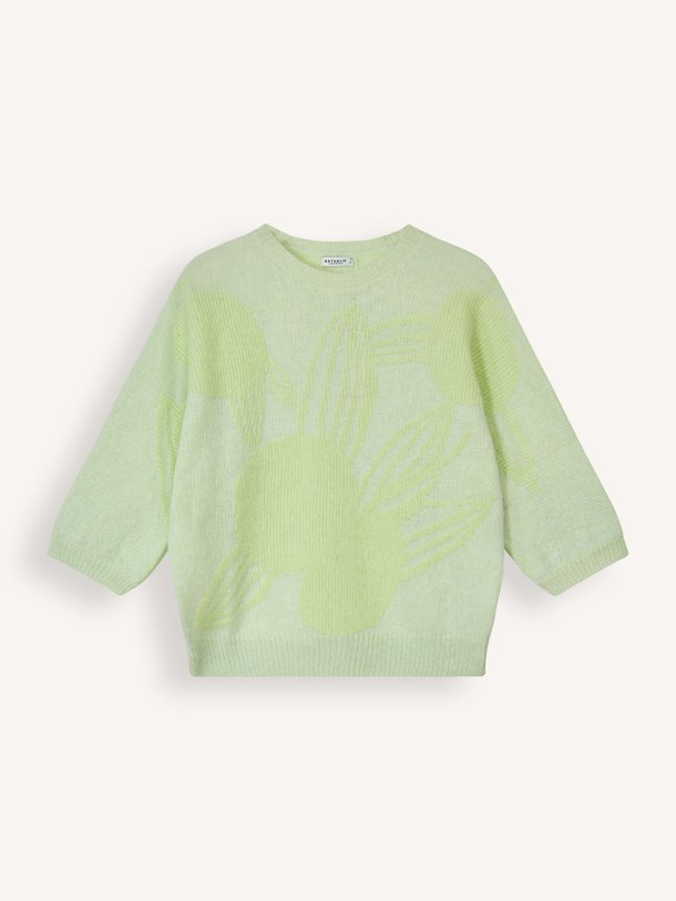 Ontdek de Avoine alpacamix top met dessin van Nathalie Vleeschouwer in de kleur groen bij Orangebag. Op werkdagen voor 21:45 besteld, morgen in huis.