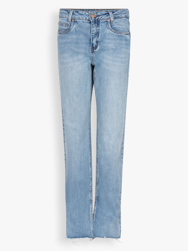 Ontdek de Daisy high waist straight fit jeans van My Essential Wardrobe in de kleur blauw bij Orangebag. Op werkdagen voor 21:45 besteld, morgen in huis.