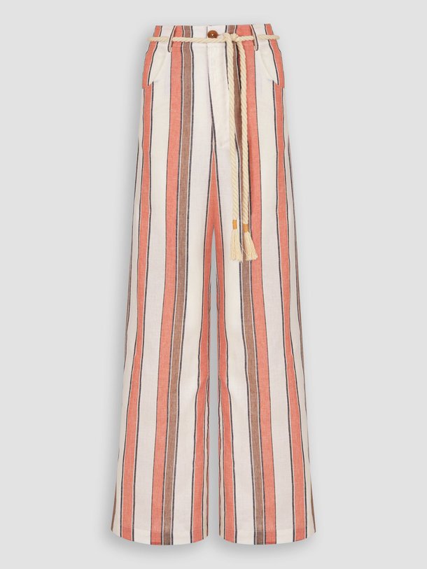 Ontdek de Kirah katoen/linnenmix wide leg broek van Magali Pascal in de kleur koraal bij Orangebag. Op werkdagen voor 21:45 besteld, morgen in huis.