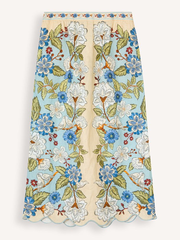 Ontdek de Linnen rok met print van Farm Rio in de kleur Beige bij Orangebag. Op werkdagen voor 21:45 besteld, morgen in huis.