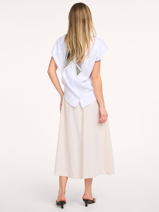 Ontdek de Tenga viscosemix rok van Co'Couture in de kleur Ecru bij Orangebag. Op werkdagen voor 21:45 besteld, morgen in huis.