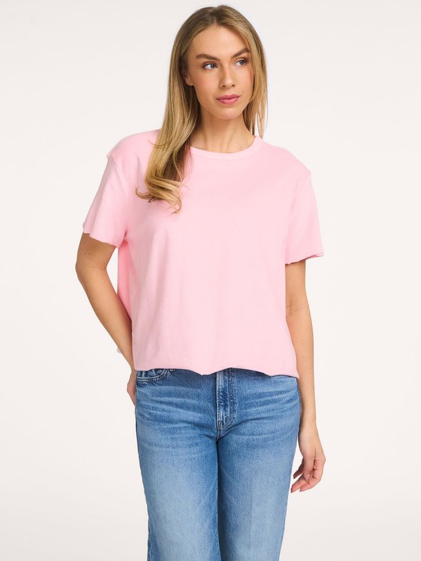 Ontdek de M494 organic cottonmix badstof T-shirt van Majestic Filatures in de kleur Lichtroze bij Orangebag. Op werkdagen voor 21:45 besteld, morgen in huis.