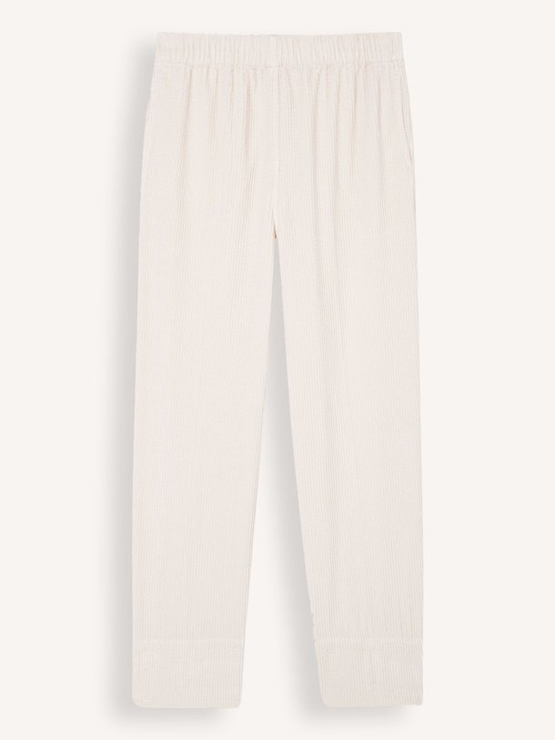 Ontdek de Padow katoenen ribcord broek van American Vintage in de kleur ecru bij Orangebag. Op werkdagen voor 21:45 besteld, morgen in huis.