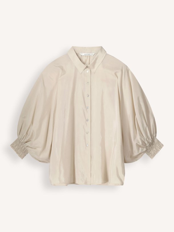 Ontdek de Katoen/viscosemix blouse van Summum in de kleur beige bij Orangebag. Op werkdagen voor 21:45 besteld, morgen in huis.