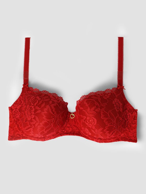 Ontdek de Rosessence voorgevormde kanten beha van Aubade in de kleur rood bij Orangebag. Op werkdagen voor 21:45 besteld, morgen in huis.