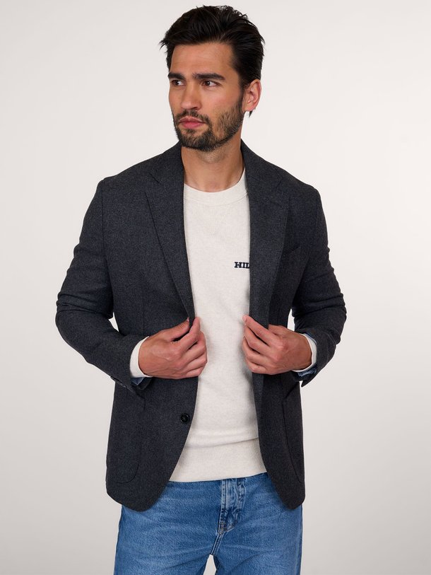 Ontdek de Wolmix blazer van Tommy Hilfiger in de kleur donkergrijs bij Orangebag. Op werkdagen voor 21:45 besteld, morgen in huis.