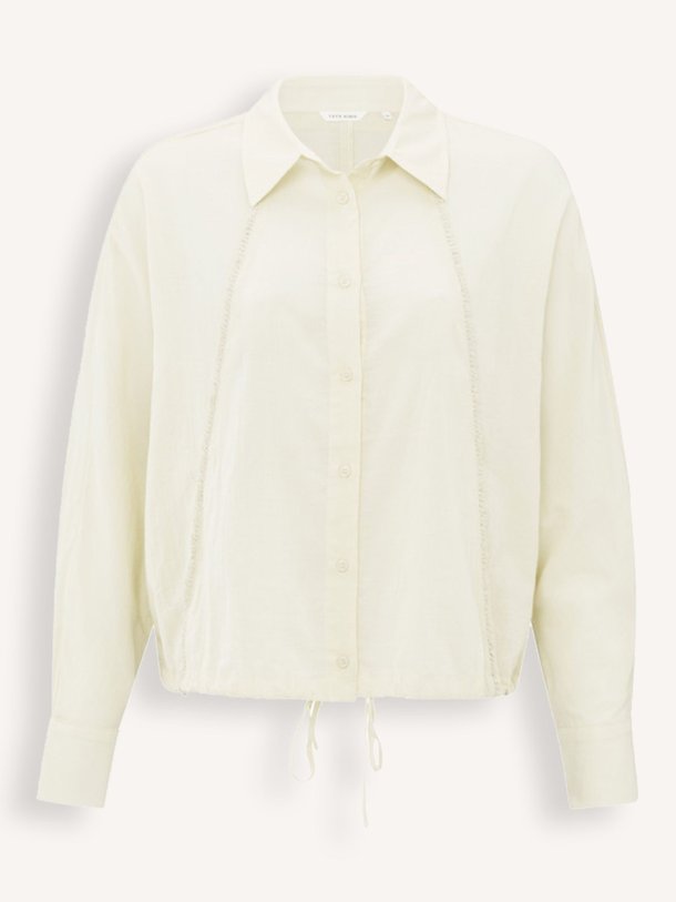 Ontdek de Katoenen blouse van Yaya in de kleur off-white bij Orangebag. Op werkdagen voor 21:45 besteld, morgen in huis.