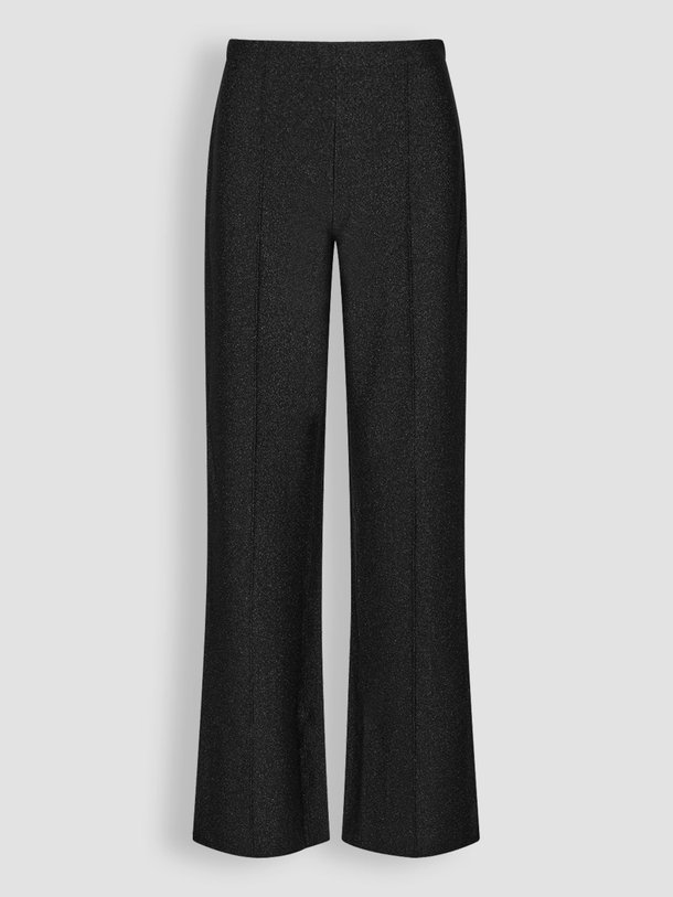 Ontdek de Pirla viscosemix wide leg broek met lurex van Mads Norgaard in de kleur zwart bij Orangebag. Op werkdagen voor 21:45 besteld, morgen in huis.