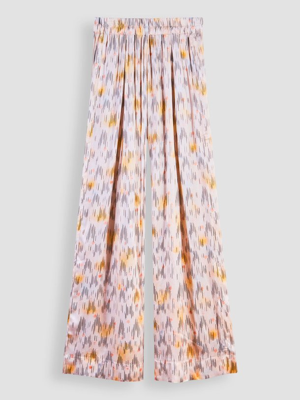 Ontdek de Chagall viscose broek met print van Sessun in de kleur poeder bij Orangebag. Op werkdagen voor 21:45 besteld, morgen in huis.