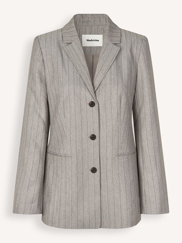 Ontdek de Merida rayonmix krijtstreep blazer van Modstrom in de kleur grijs bij Orangebag. Op werkdagen voor 21:45 besteld, morgen in huis.