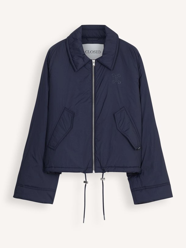 Ontdek de Geweven jack van Closed in de kleur Donkerblauw bij Orangebag. Op werkdagen voor 21:45 besteld, morgen in huis.