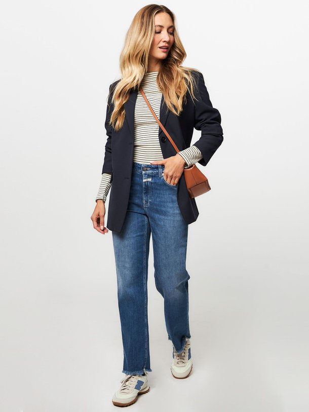 Ontdek de Milo mid waist straight fit stretch jeans van Closed in de kleur blauw bij Orangebag. Op werkdagen voor 21:45 besteld, morgen in huis.