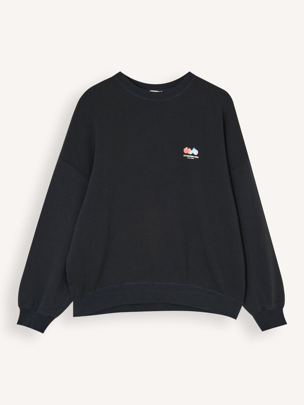 Ontdek de Atubay katoenmix sweater van American Vintage in de kleur Zwart bij Orangebag. Op werkdagen voor 21:45 besteld, morgen in huis.