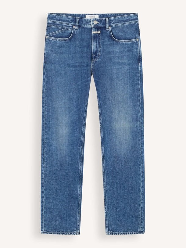 Ontdek de Cooper True regular waist straight fit jeans van Closed in de kleur Blauw bij Orangebag. Op werkdagen voor 21:45 besteld, morgen in huis.