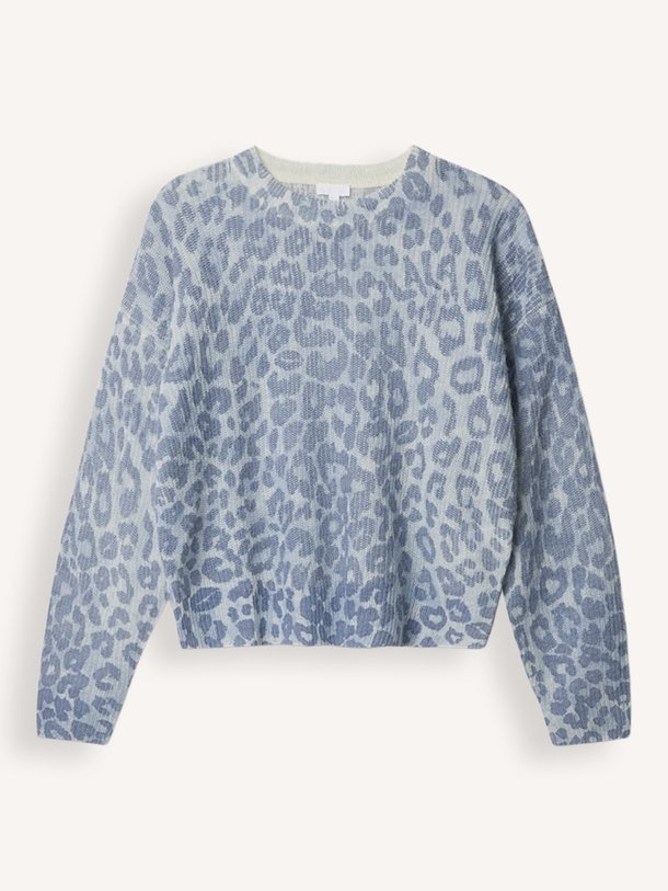 Ontdek de Kira wolmix trui met print van Lala Berlin in de kleur Lichtblauw bij Orangebag. Op werkdagen voor 21:45 besteld, morgen in huis.